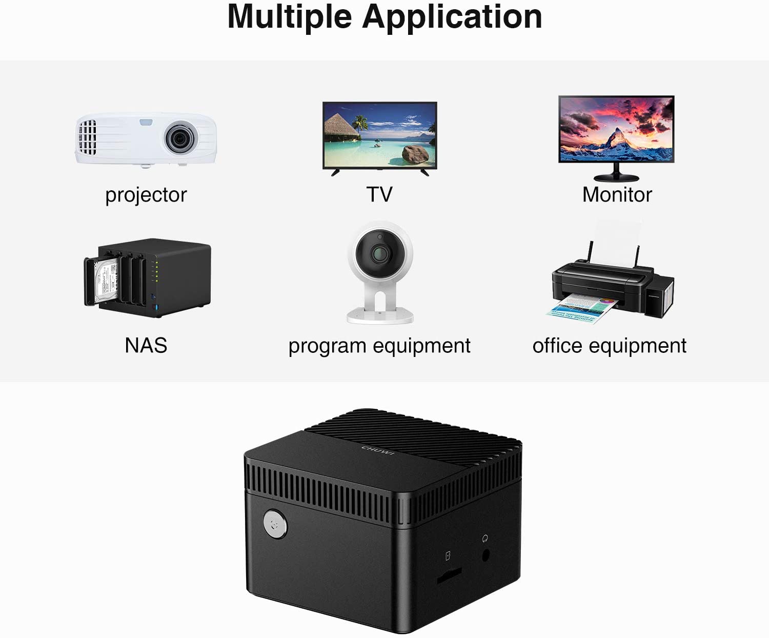 CHUWI LarkBox Pro Mini PC - Intel J4125, 6GB RAM, 128GB EMMC