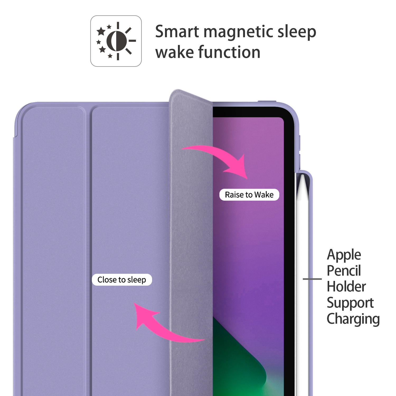 Ultra Slim Shockproof Smart Folio Case for iPad Pro 11