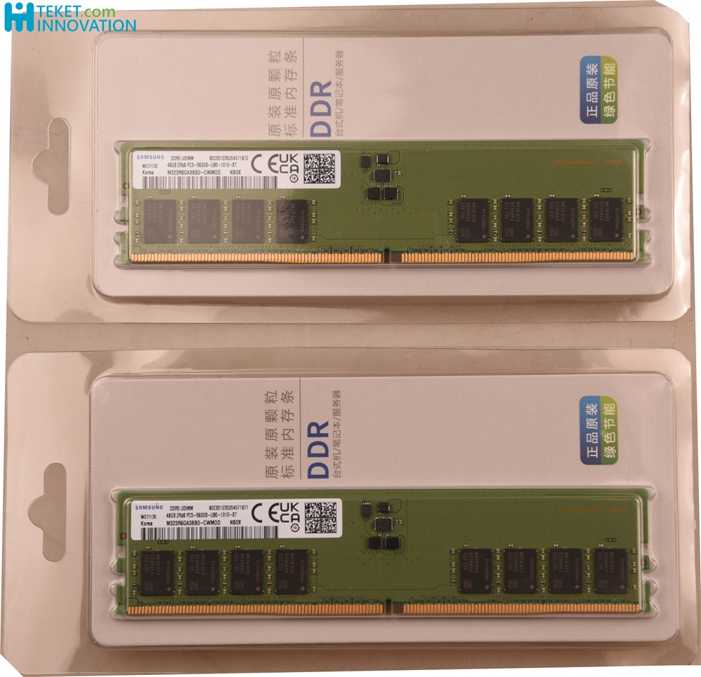 Samsung 32GB (16GBx2) DDR5メモリ 5600MHz Samsung 32GB (2x16GB