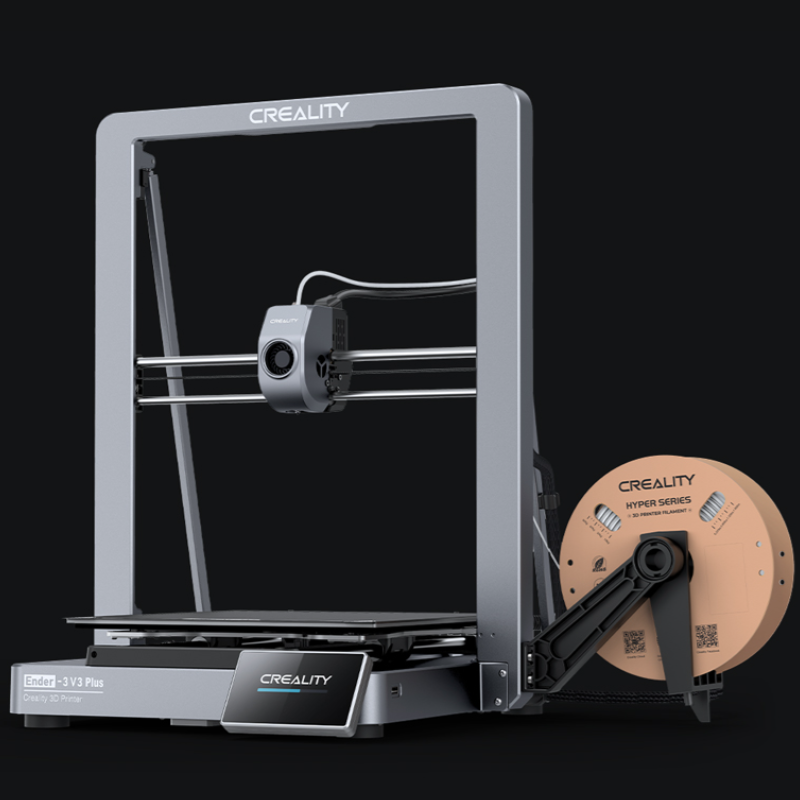 Creality Ender 3 V3 Plus 3D Printer - Max 600mm/s Speed, Tri-Metal