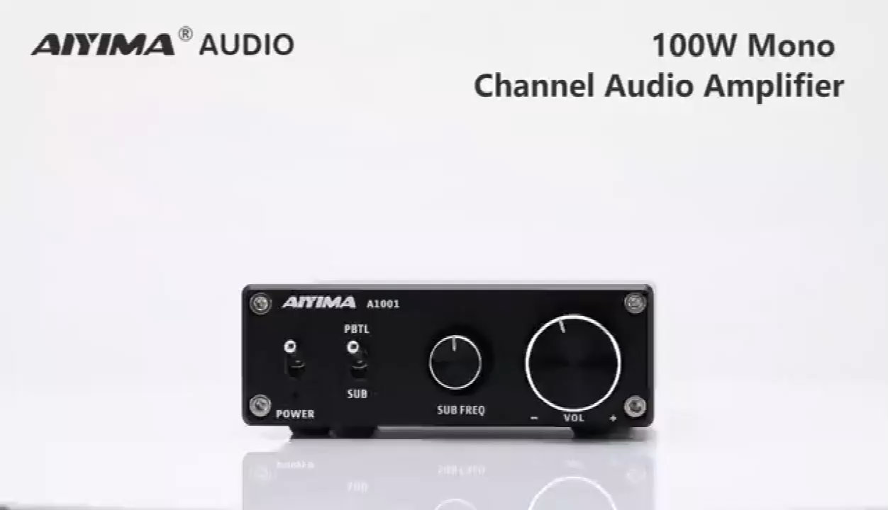 AIYIMA A1001 ミニ 100W サブウーファーアンプ | HiFi モノデジタル AMP