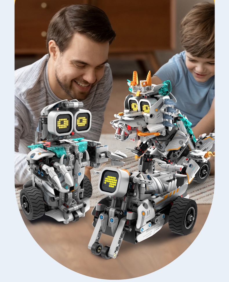 IM.Master 3in1 Uygulama Kontrollü Ejderha Savaşçısı Robot Seti 775