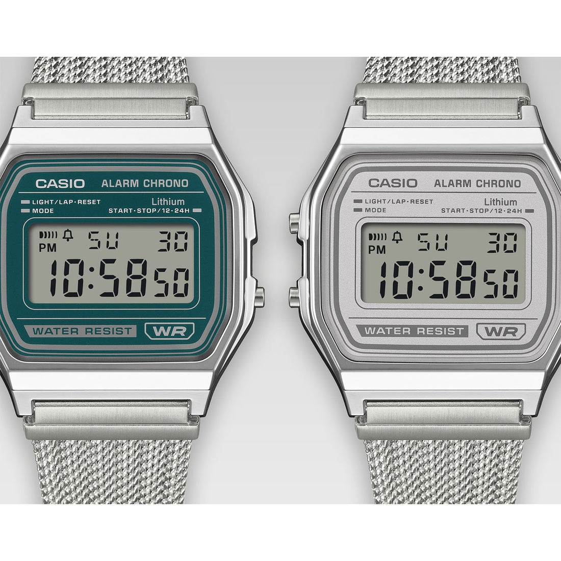 CASIO CLASSIC / A158WEM-7JF （ライトグレー） - ファッション通販