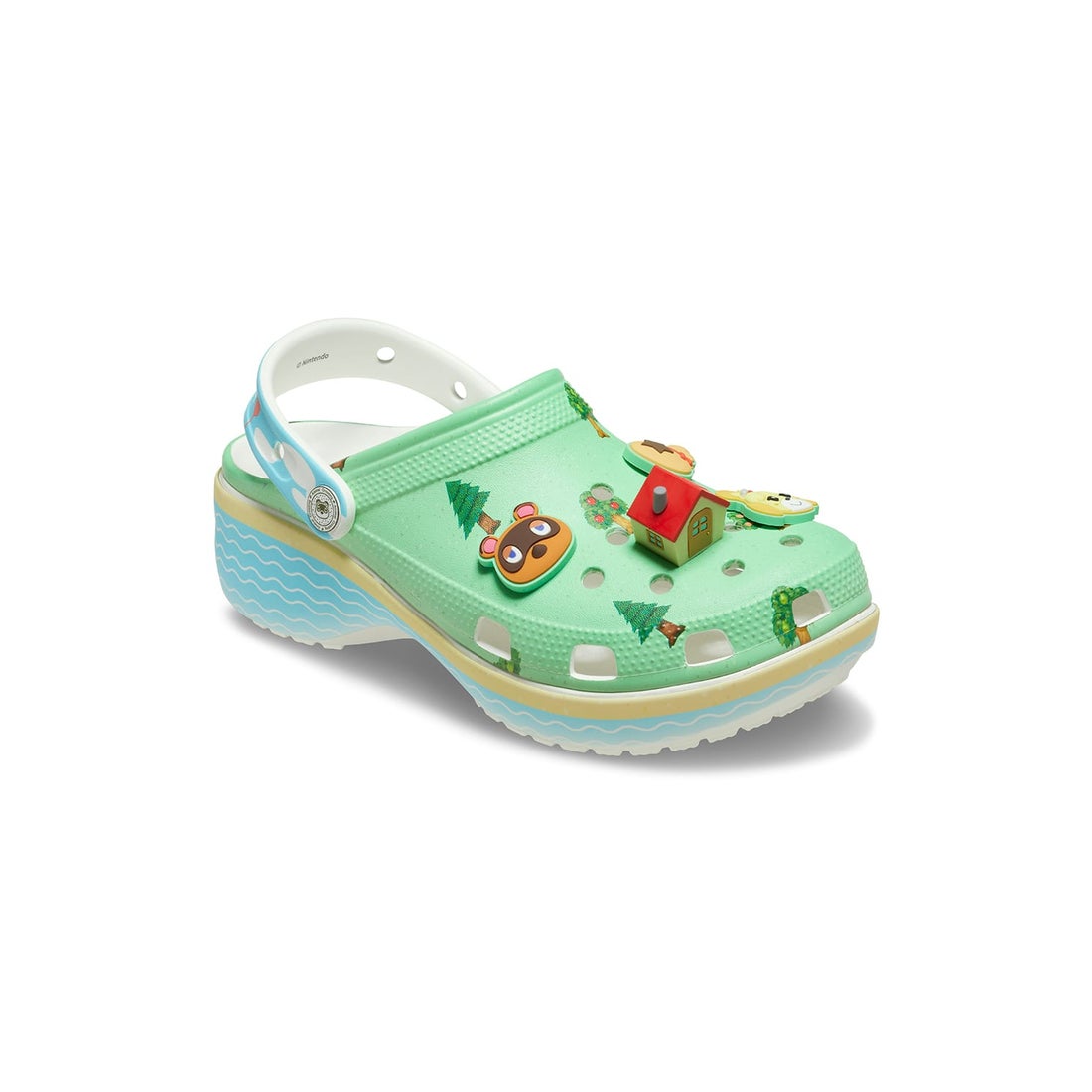 crocs クロックス × どうぶつの森 プラットフォーム クロッグ （MULTI