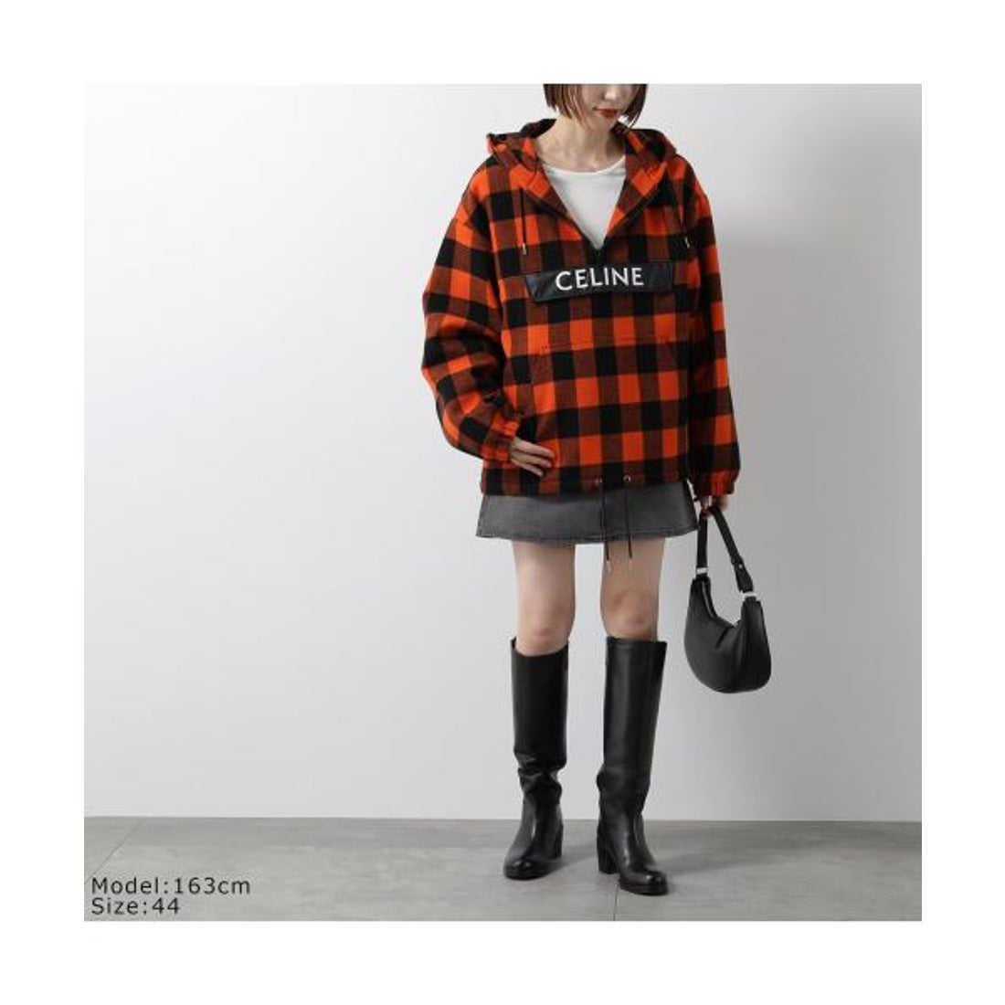 セリーヌ CELINE CELINE フーディー 2W36D055Z パテッド ウール