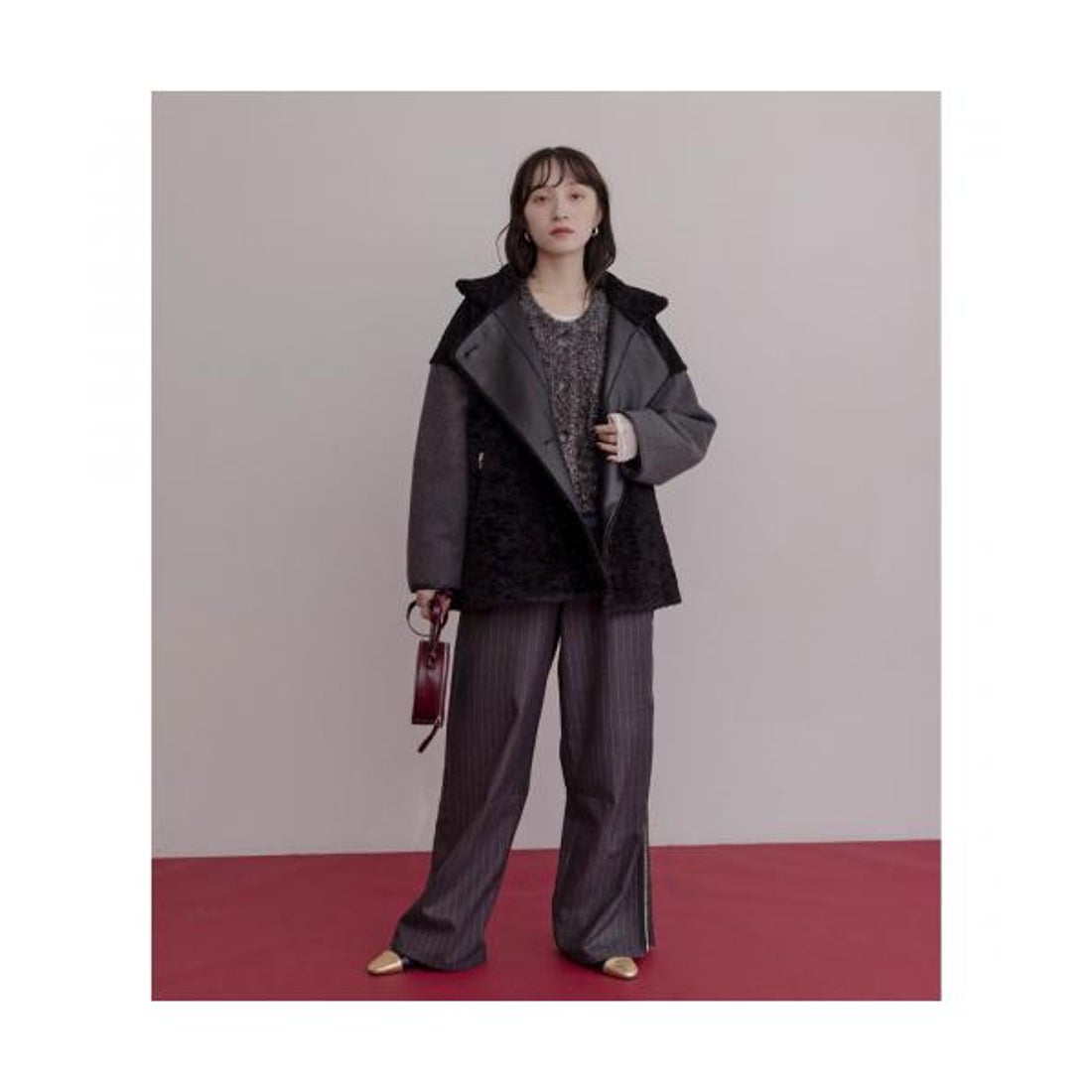エイミー ロウ Eimee Law Eimee Law ボアジャケット 84523L