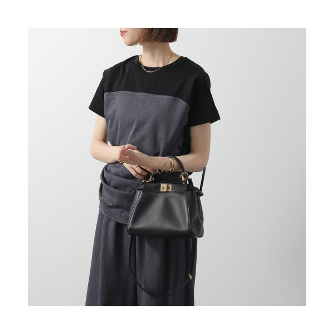 フェンディ FENDI FENDI バッグ PEEKABOO MINI ピーカブー ミニ 8BN244