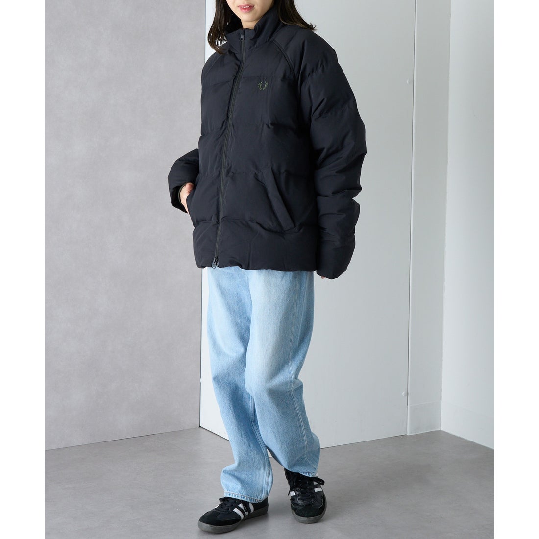 フレッドペリー FRED PERRY 【正規品】RAGLAN SLEEVE PADDED JACKET