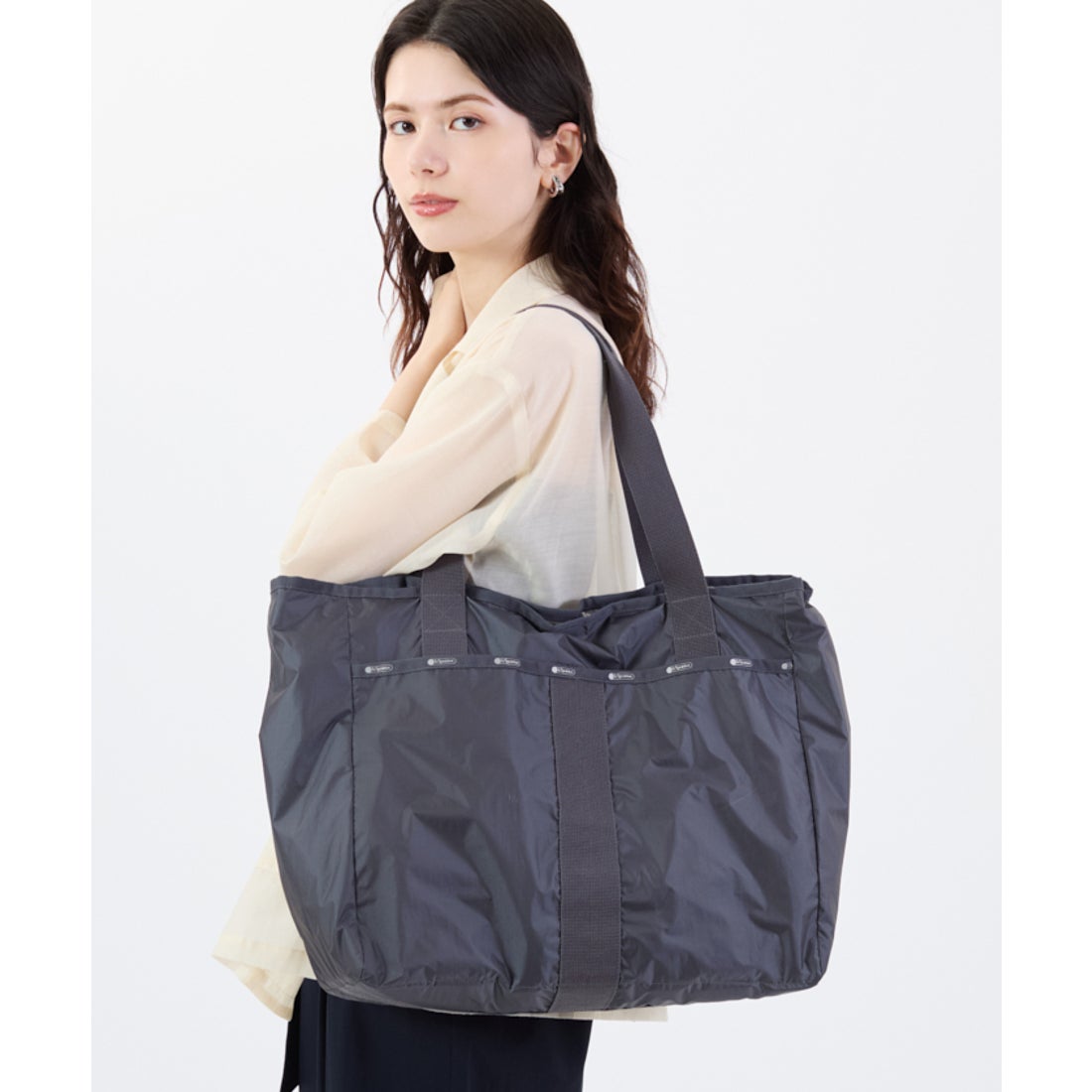 レスポートサック LeSportsac GYM TOTE BAG （シャドウグレーC） -靴