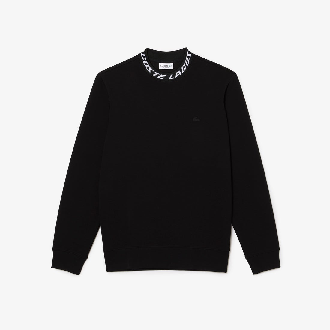 ラコステ LACOSTE ジャカードモックネックテックスウェットプル