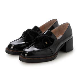 ランバン オン ブルー LANVIN en Bleu ベルベットリボンローファー