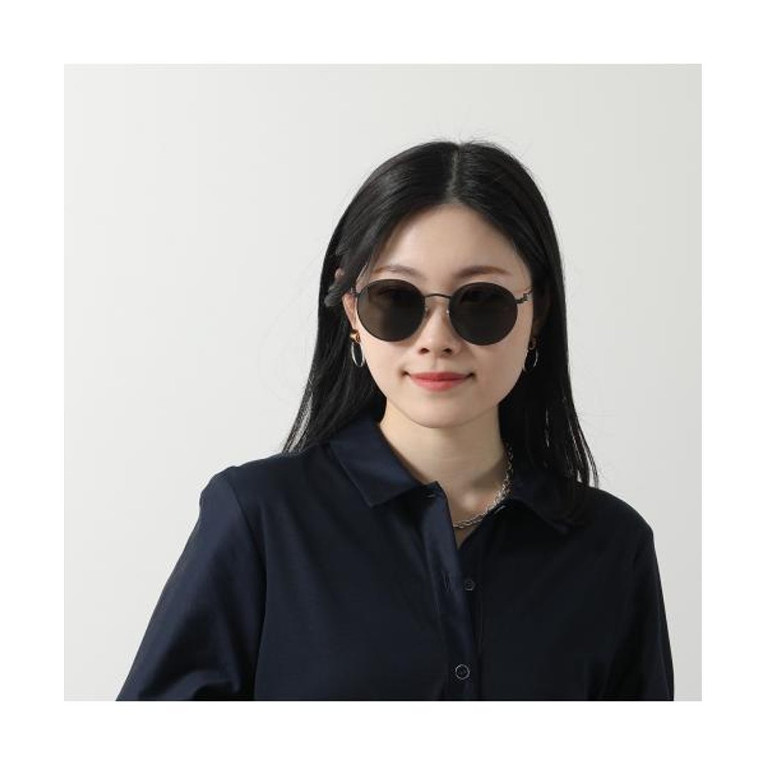 モンクレール MONCLER MONCLER サングラス ML0155K ラウンド型 （02A