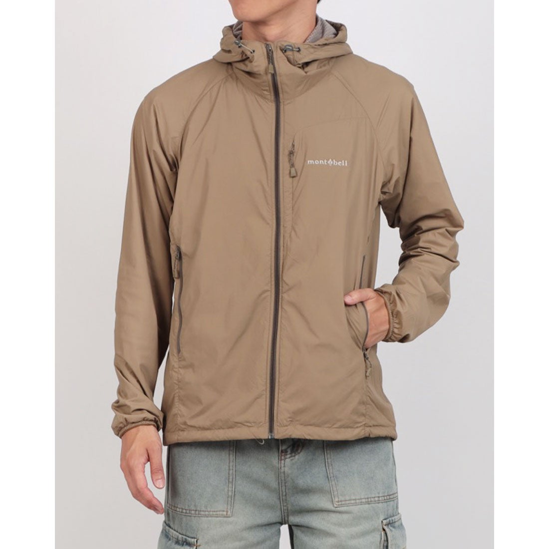 モンベル mont-bell モンベル ライトシェルパーカ Men's 男性用 （タン