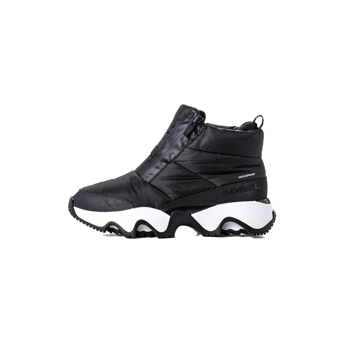 SOREL KINETIC IMPACT PUFFY ZIP WP (Waterproof) （Black/Black