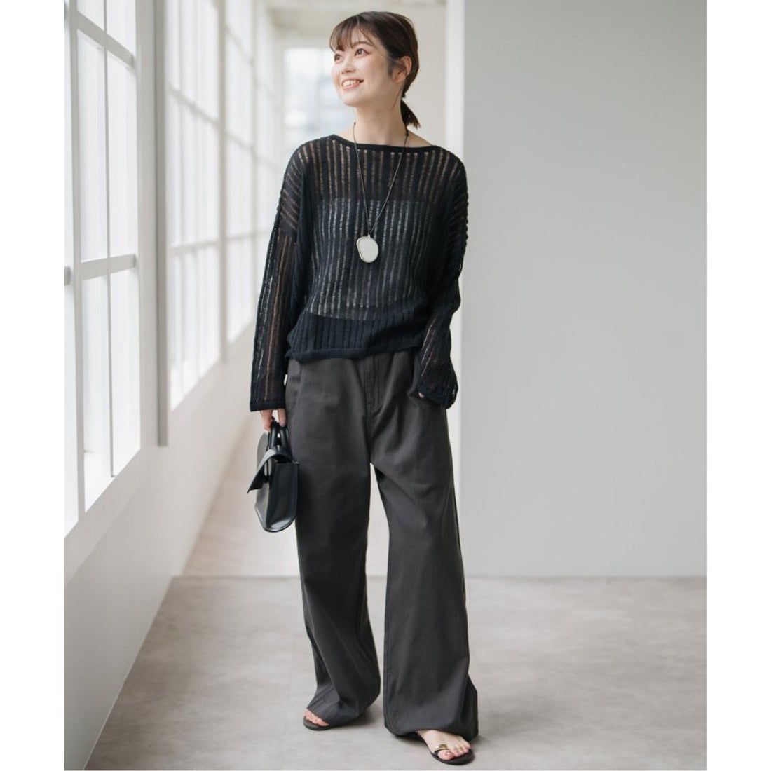 スピック＆スパン Spick & Span 《追加》ギャザーチノ （ピンク