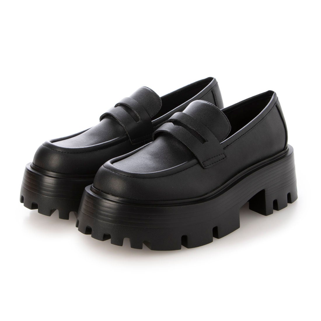 スティーブ マデン STEVE MADDEN タンクソールローファー （ブラック