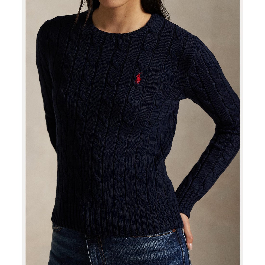 ポロ ラルフ ローレン POLO RALPH LAUREN ケーブルニット コットン
