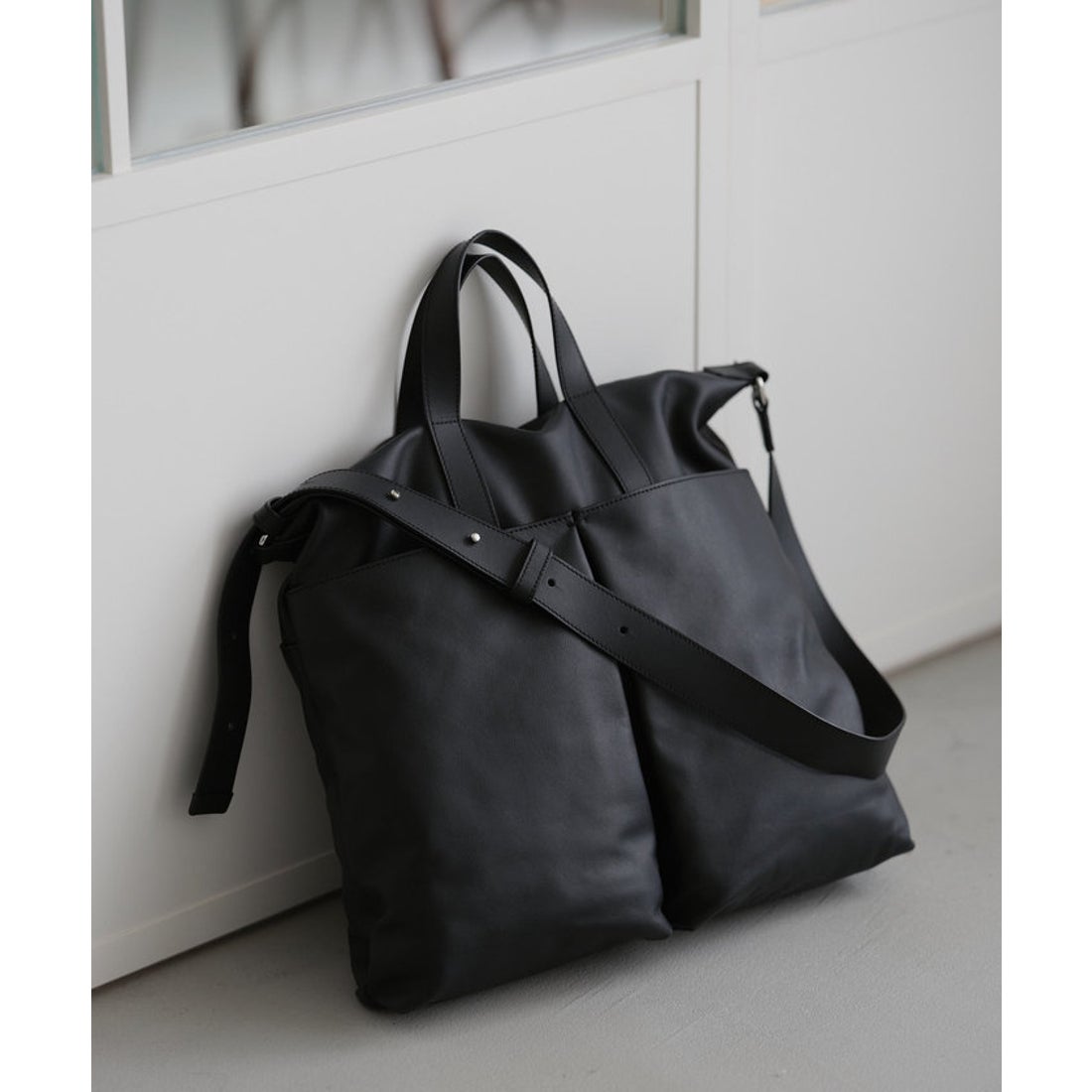 イアクッチ IACUCCI タッソ 2WAYトートVITELLO （black