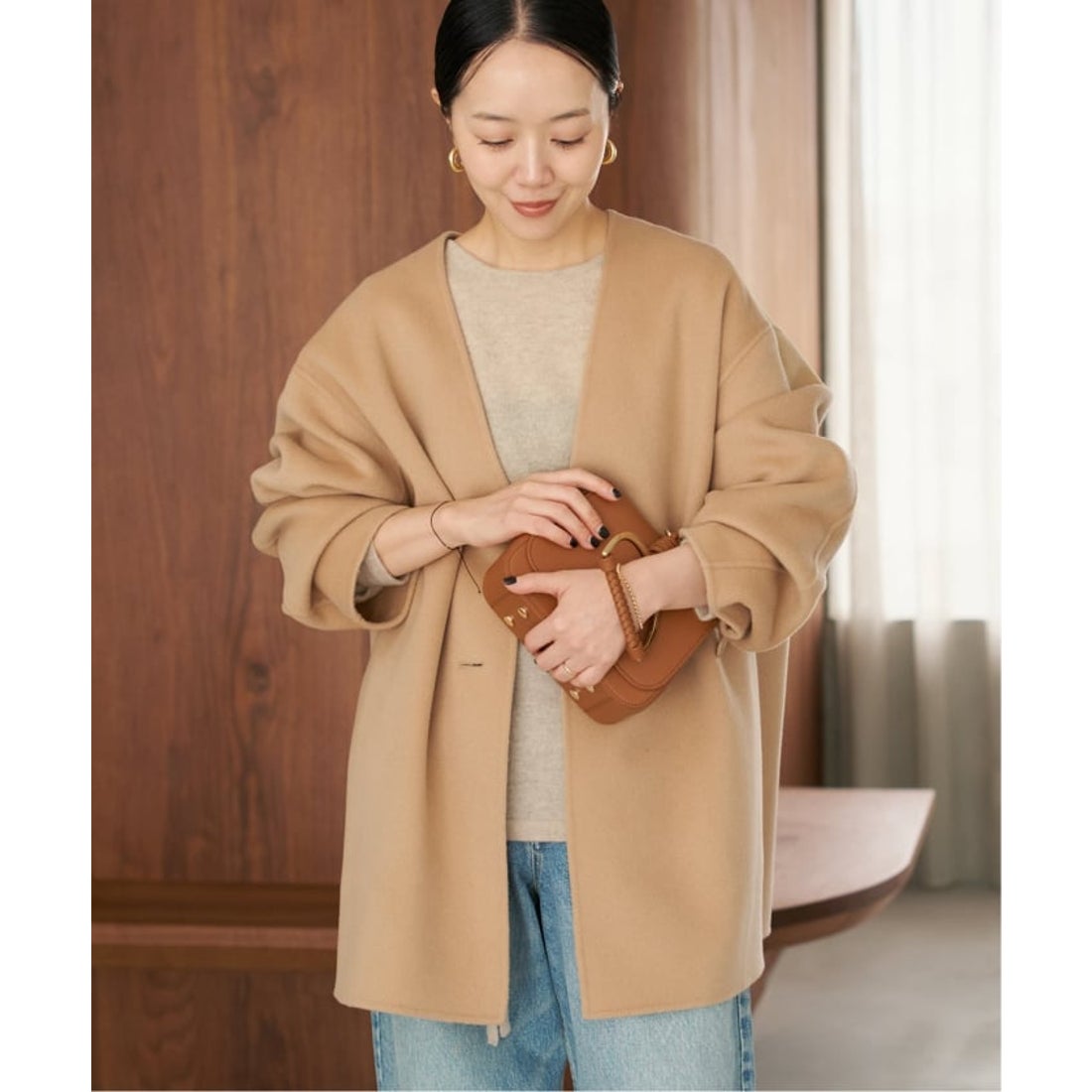 プラージュ Plage HAMILTON Cardigan コート （キャメル
