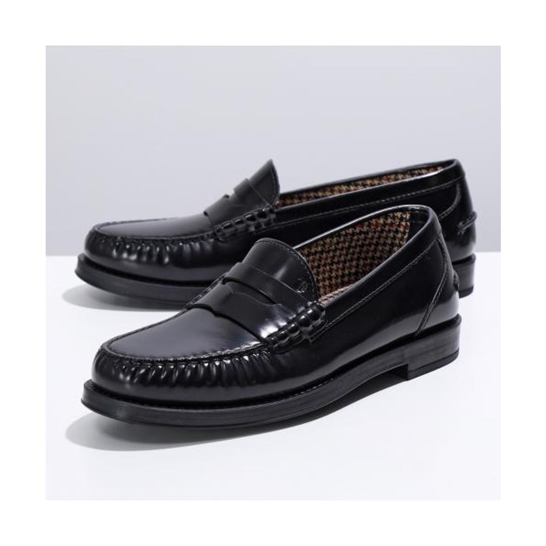 トッズ TOD'S TODS ローファー XXW02I00010SHA レザー 千鳥格子 （B999