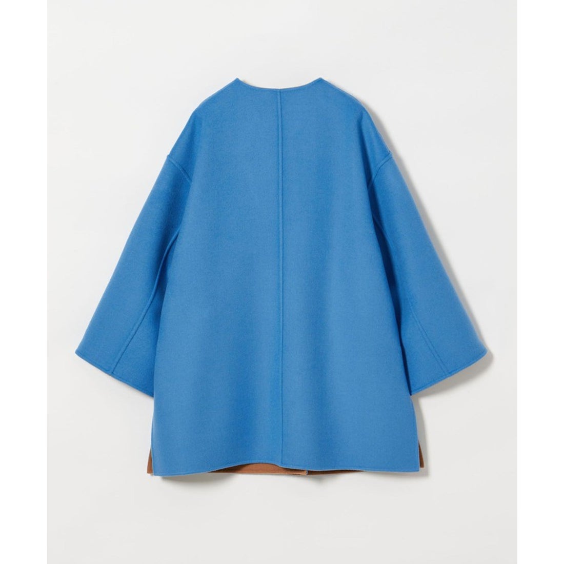 UNITED ARROWS バイカラー リバー ミドルコート （COBALT