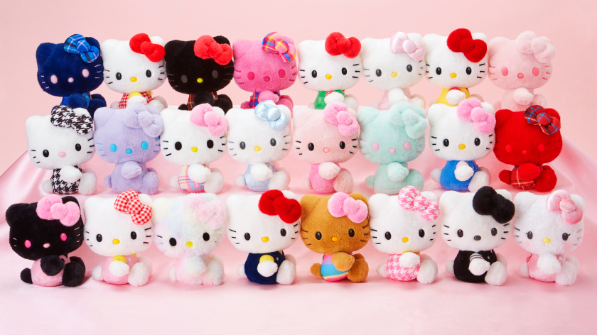 ハローキティ50周年を記念したぬいぐるみコレクション＆シークレット