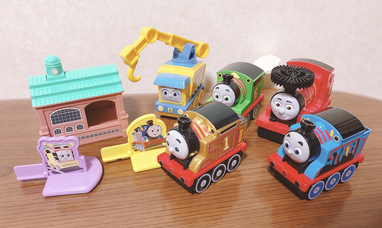 ハッピーセット「きかんしゃトーマス」が期間限定で発売！シャボン玉