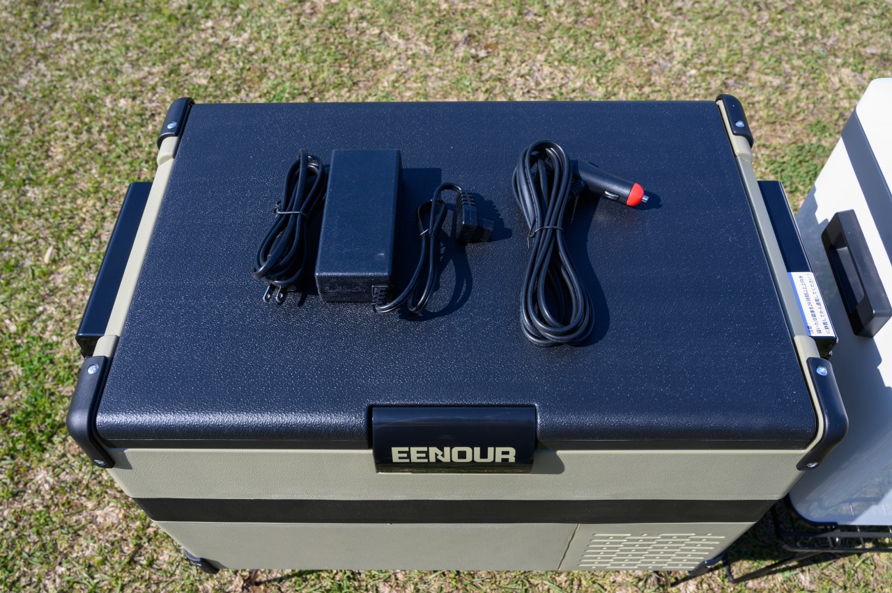 AC電源サイトでも使える32Lサイズの車載冷蔵庫「EENOUR S32」