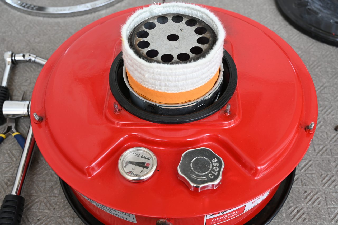 石油ストーブを分解してセスキで掃除＆替え芯に交換してみた