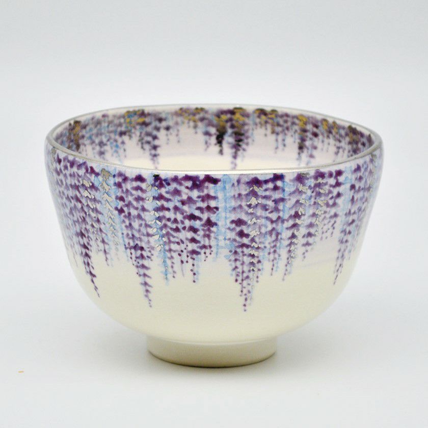 茶道具 抹茶茶碗（まっちゃちゃわん） 茶碗 仁清 藤 山岡 善高 | 千年