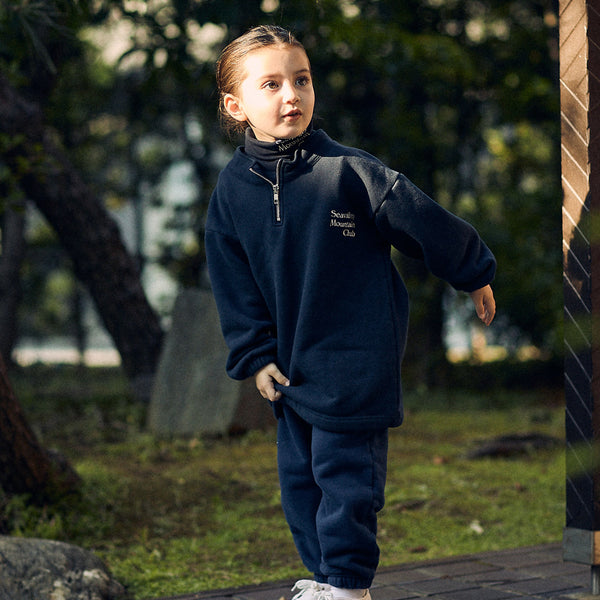 SEA CHIBI ”Seavalley Mountain Club” HALF-ZIP SWEAT PULLOVER