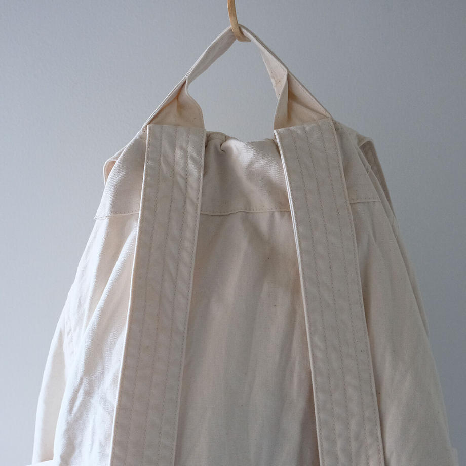 takeshi kanda】キャンバスリュック/きなり