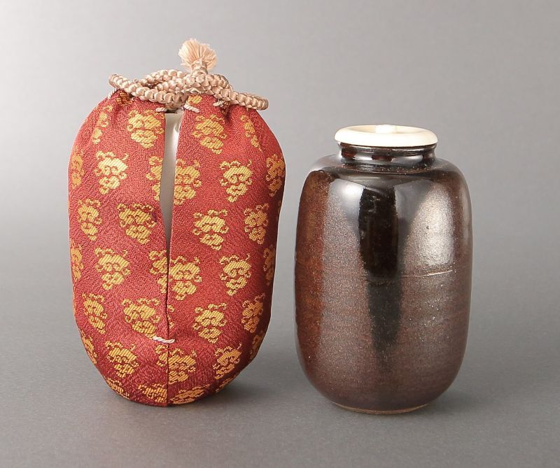 通販販売【茶道具】 茶入 「六条肩衝」写 笹田有祥 *名物茶入*松平不昧