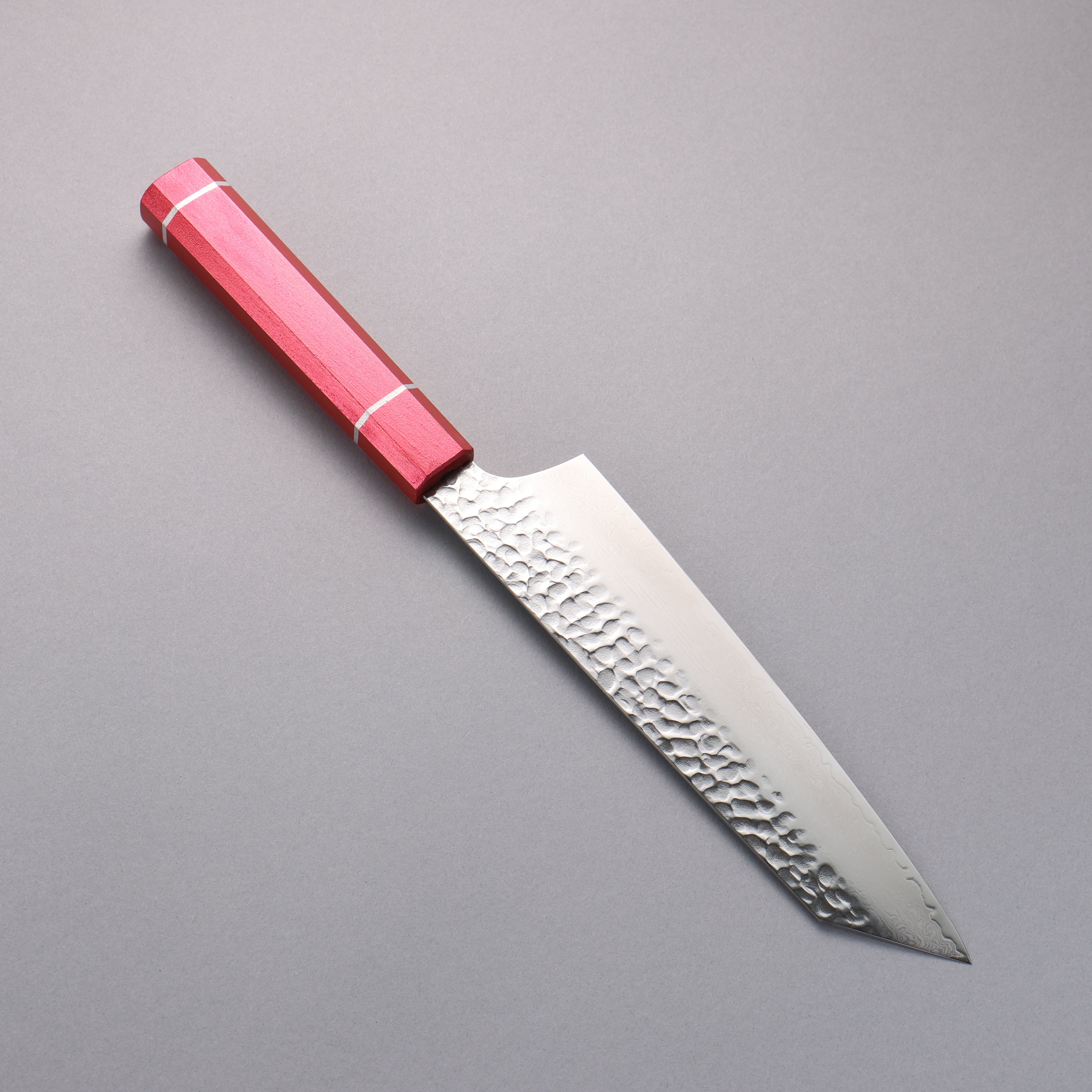 堺 孝行 V金10号 33層ダマスカス 剣型牛刀包丁 190mm 樫の木漆塗り(皇
