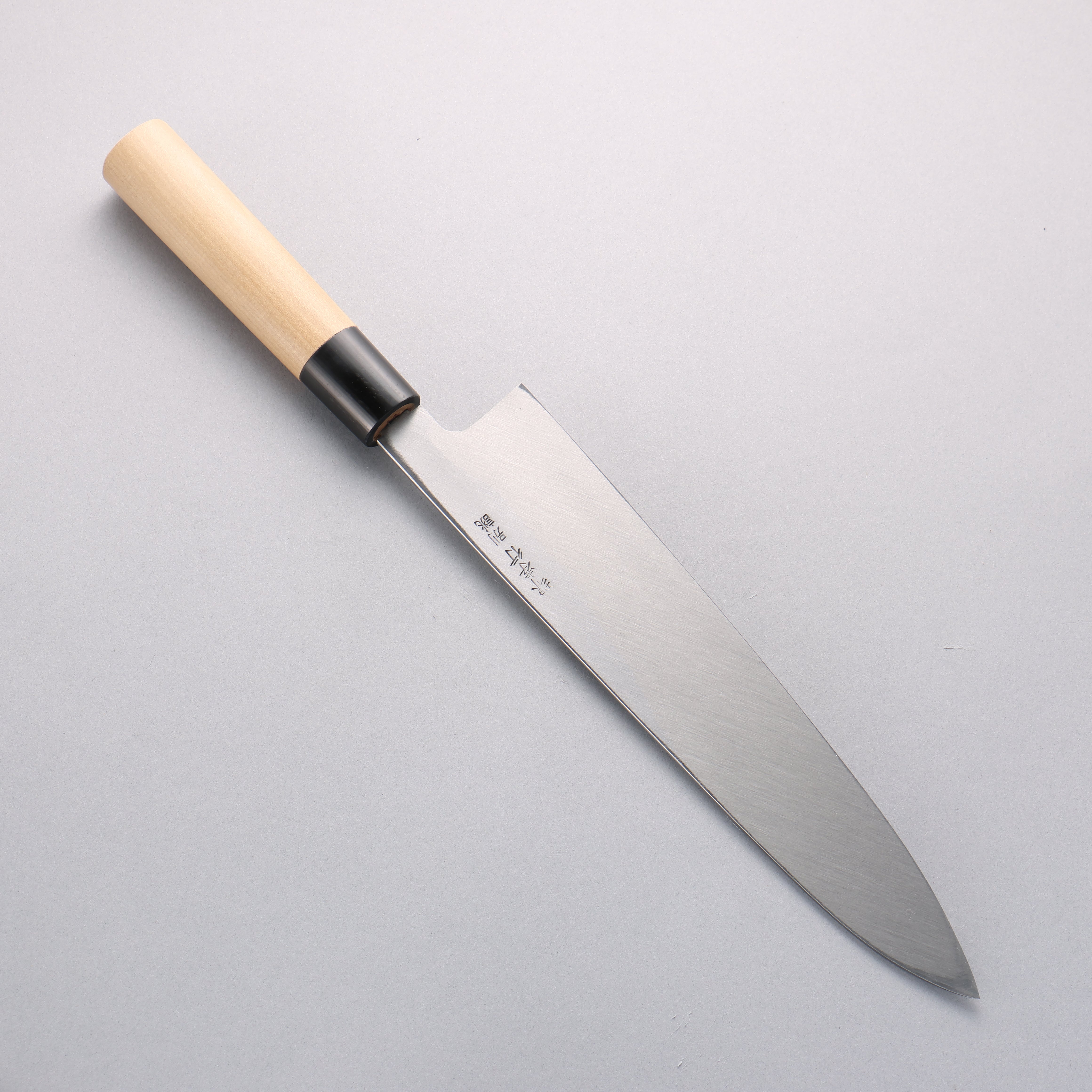 堺 孝行 特上 白ニ鋼 牛刀包丁 270mm 朴柄 – 清助刃物 Japan