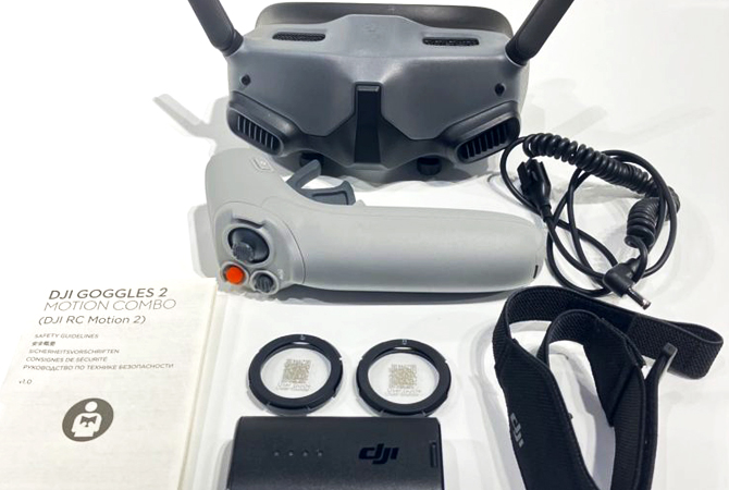 DJI Goggles 2 到着！箱開けから基本スペックをレビューします
