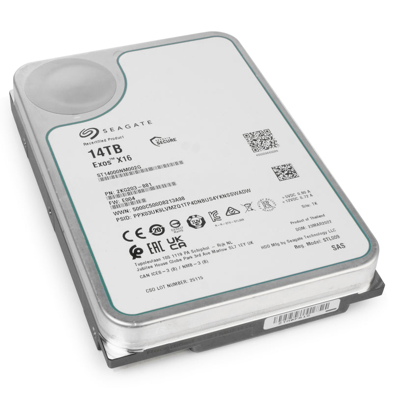 Seagate Exos X16 ST14000NM002G 14TB SAS 3.5