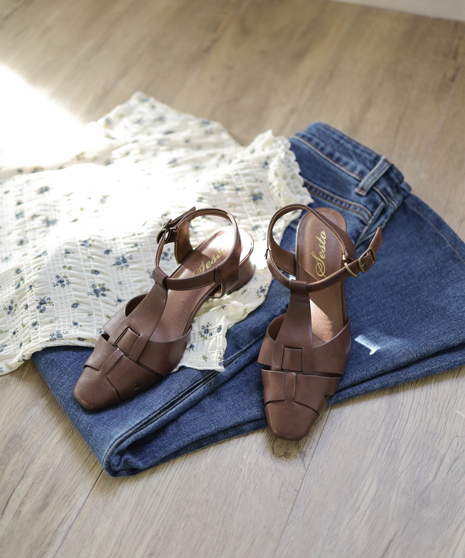 ミドルヒールグルカサンダル 【公式ショップ・ZOZOTOWN限定販売