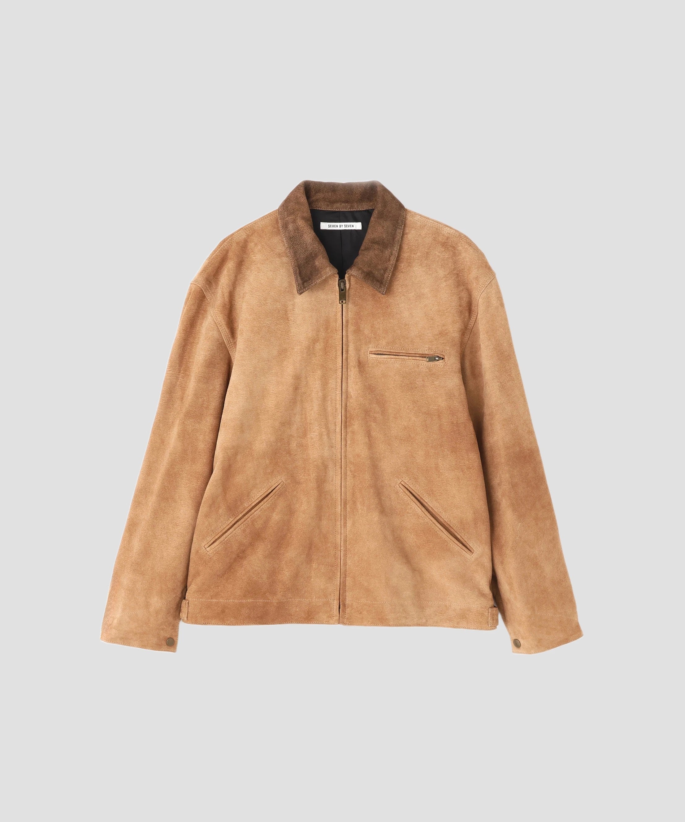 LEATHER DETROITJACKET ‐Goat suede Antique finish‐ | SEVEN BY SEVEN