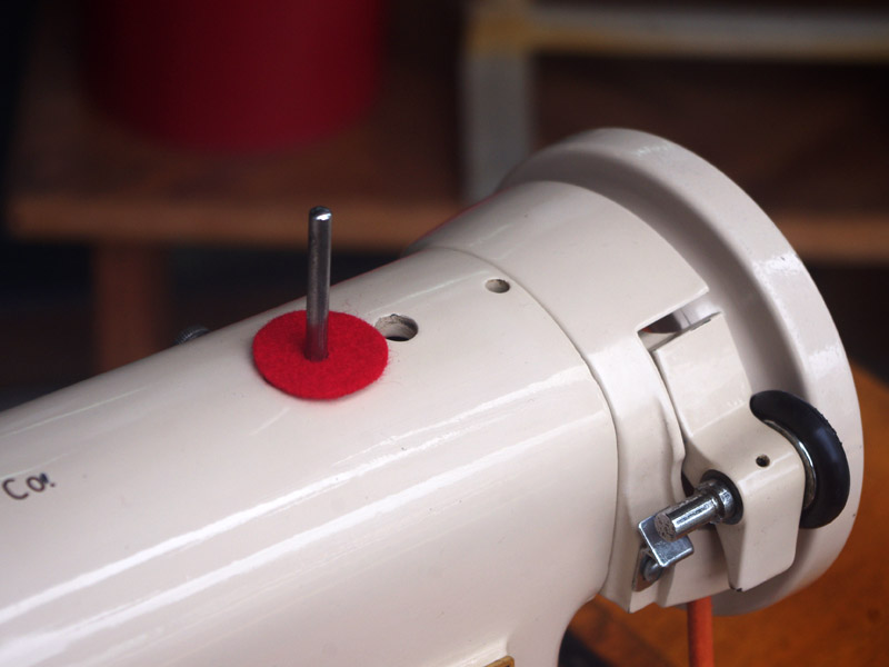 No.730 SINGER 227U シンガー製 家庭用足踏みミシン：アンティーク