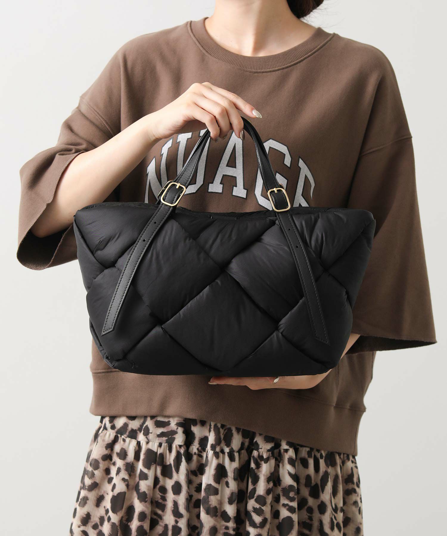 gready brilliant Vキルトナイロントートバッグ Gready BrilliantV