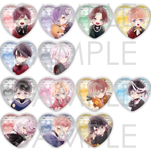 DIABOLIK LOVERS Vampire Baby ラメハート缶バッジ | 乙女向け通販