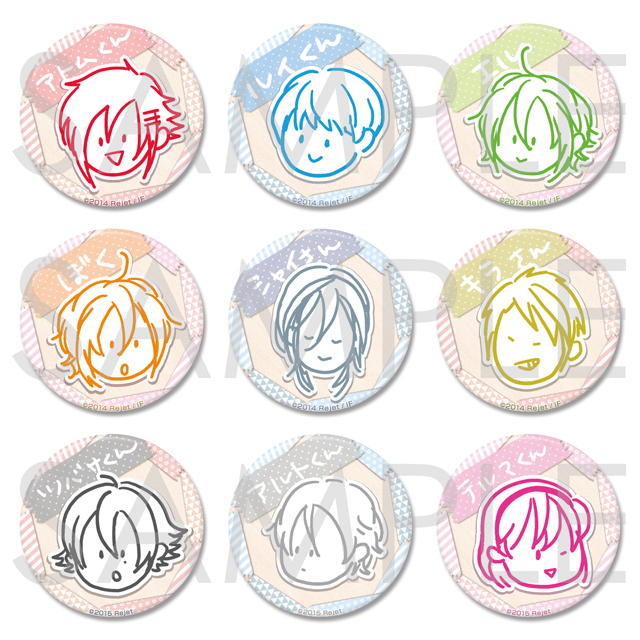 ピタゴラスプロダクション アールのらくがき缶バッジ | 乙女向け通販