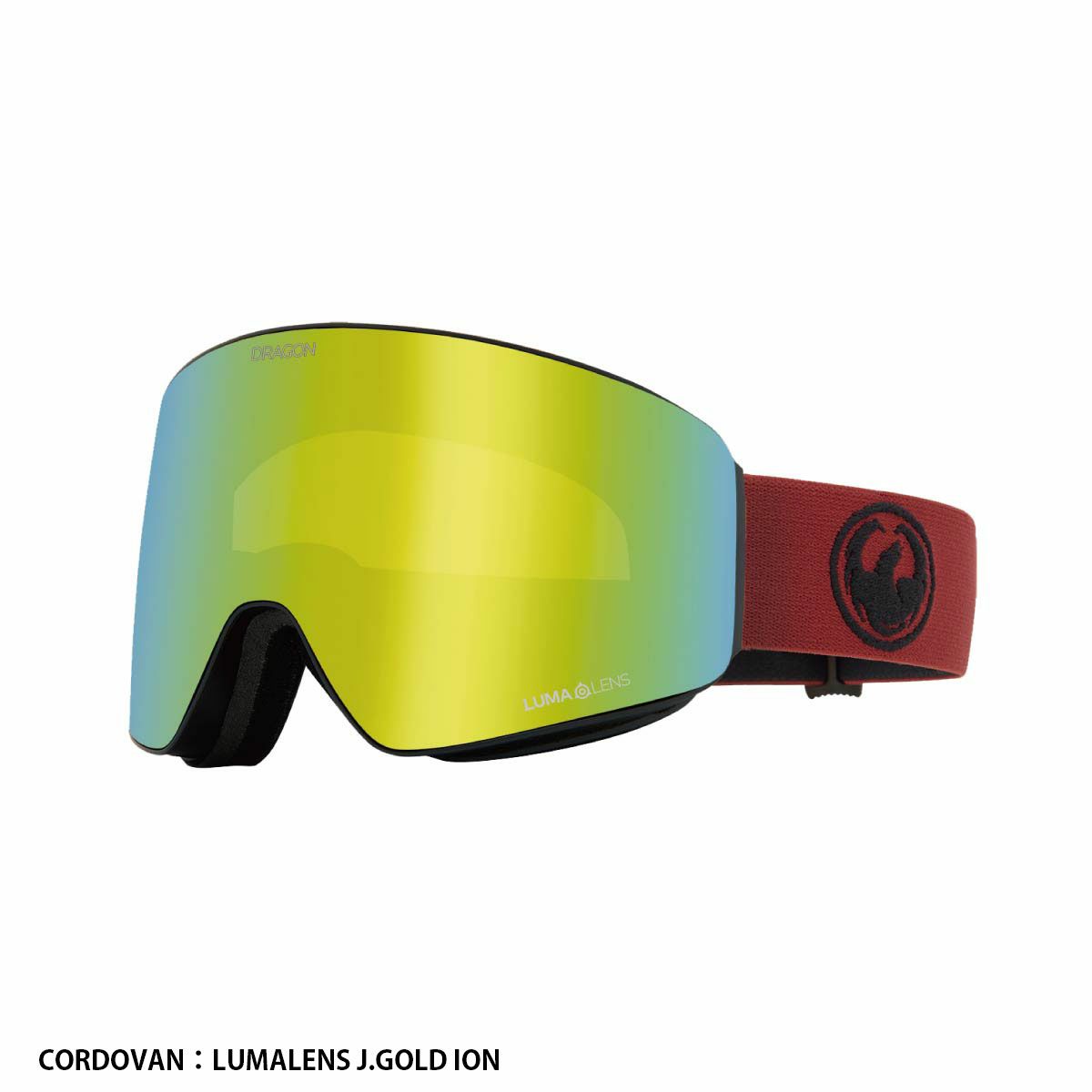 スキー・スノーボードアクセサリー DRAGON PXV2 JAPANLUMALENS J.GOLD
