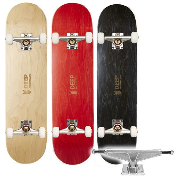 スケボー コンプリート DEEP MOUNTAIN 8.0インチデッキ + ベンチャー