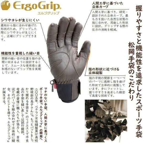 松岡手袋 ESK-2230 Mountain Ride T BLUE/BLACK (25-26 2026) マツオカ