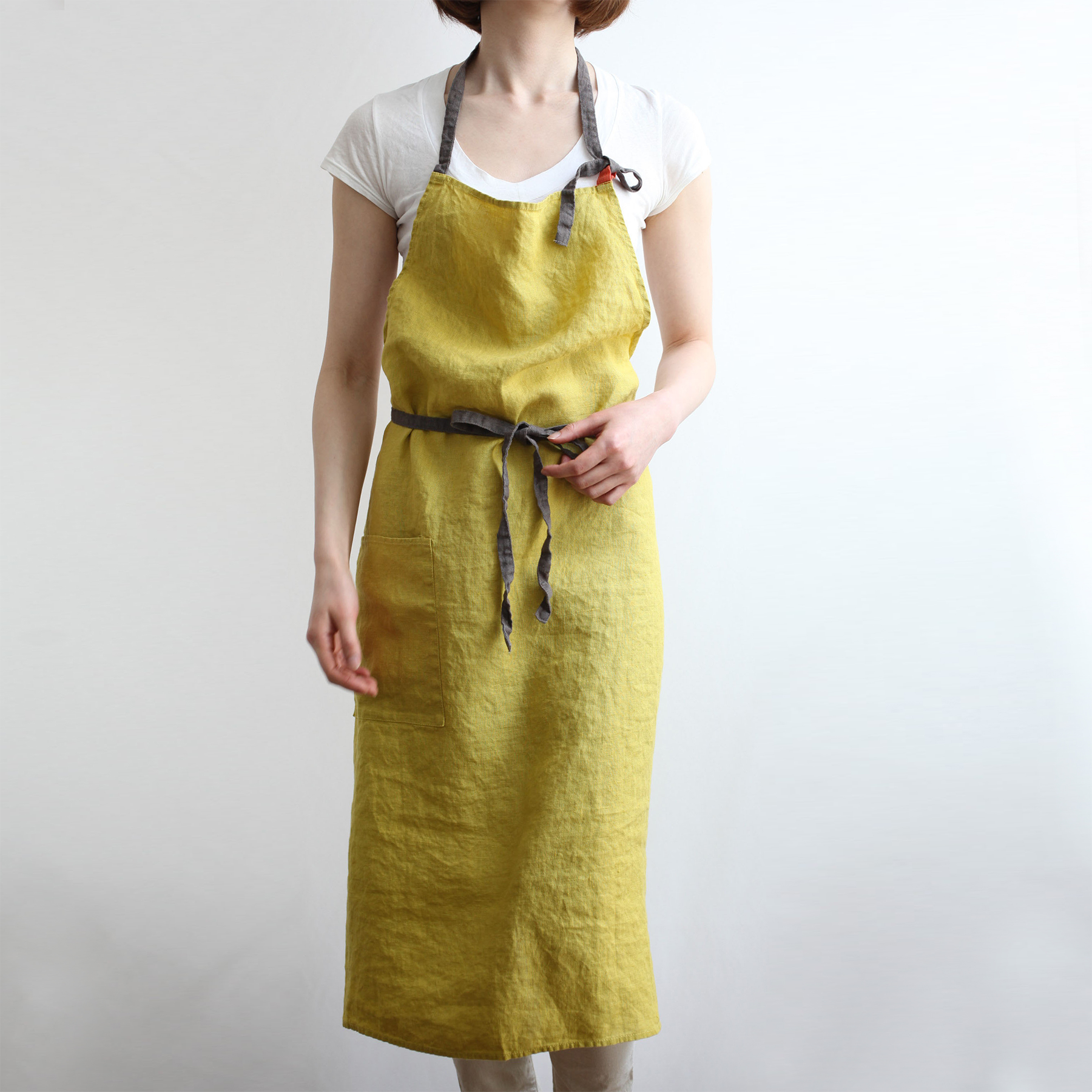 Lino e Lina ｜ 心地いいリネンのフルエプロン