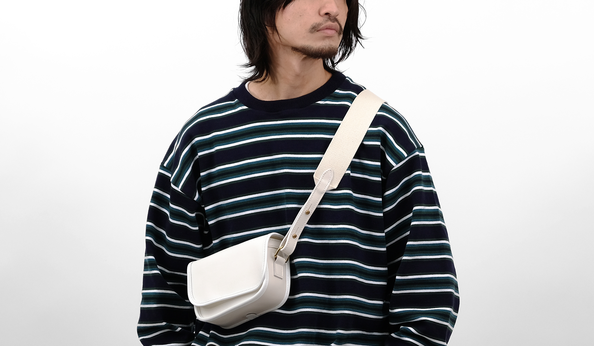 AURALEE × Brady SHOULDER BAG - Silver and Gold