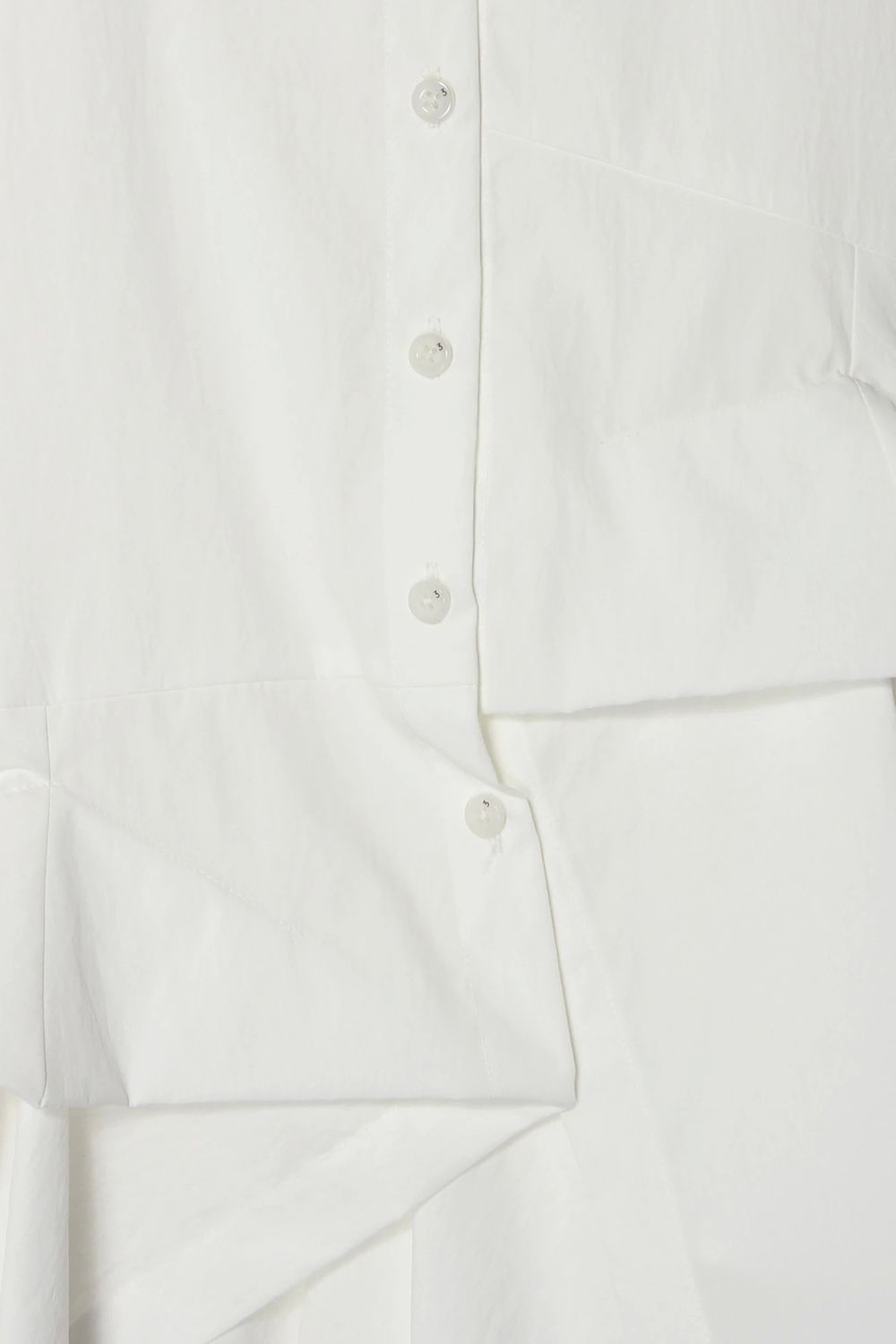 UN3D. - TRIANGLE TUCK SH CAMISOLE / トライアングルタックシャツ