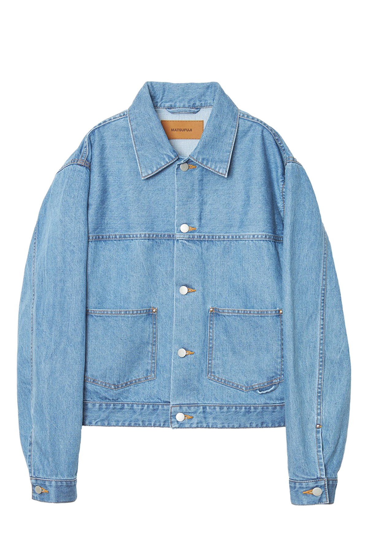 ◇OUTLET SALE◇【MATSUFUJI】Bleach Denim Work Jack/BLUE [M241-1411